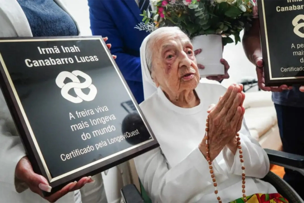 Una monja brasileña de 116 años se convirtió en la persona más longeva del mundo