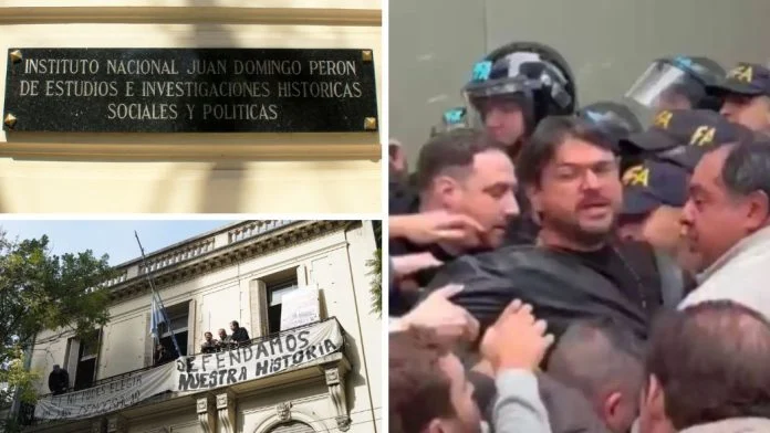 Grabois fue detenido tras ocupar el ex Instituto Perón junto a un grupo de militantes: “Lo Recuperamos”