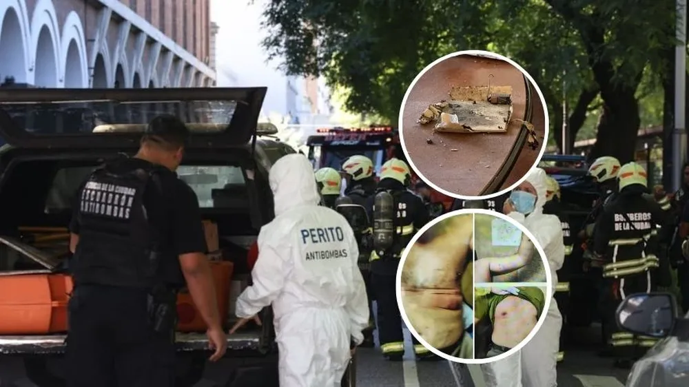 Explotó un paquete bomba en la Escuela de Gendarmería y dejó dos agentes heridos