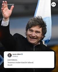 Javier Milei celebró la sanción de la Ley de Reforma Laboral: “Histórico”